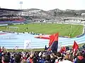 Blick von der Curva Sud Donato Bergamini auf die Curva Nord Massimiliano Catena und die Tribuna A im März 2011