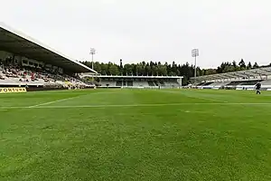 Das Stadion Střelnice im August 2018