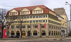 Hauptsitz im Sparkassenhaus Dresden am Güntzplatz