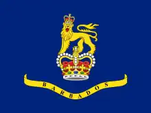 Flagge des Generalgouverneurs von Barbados