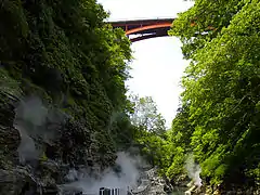 Brücke über die Oyasu-Schlucht