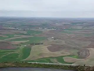 Blick vom Hochplateau