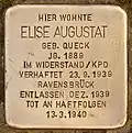 Stolperstein in Lägerdorf, verlegt 2016