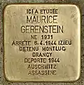 Stolperstein für Maurice Gerenstein