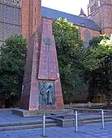 Sowjetischer Ehrenfriedhof bei der Stralsunder Marienkirche