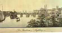 Strombrücke im Jahr 1810