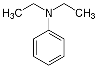 Strukturformel von N,N-Diethylanilin