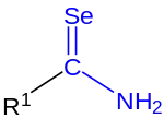 Allgemeine Struktur von primären Selenoamiden