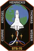 Logo von STS-70