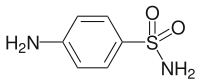 Strukturformel von Sulfanilamid