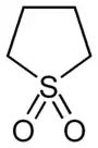 Struktur von Sulfolan