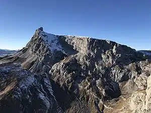 Die Sulzfluh 2817 m im Westen des Schijenzan.