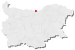 Karte von Bulgarien, Position von Swischtow hervorgehoben