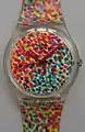 Swatch-Uhr GZ121 Lots of Dots, (1991), war das zweite Club-Special und wurde von Alessandro Mendini kreiert