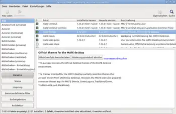 Synaptic 0.90.2 unter Linux Mint