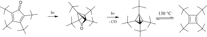 Synthese von Tetrahedran