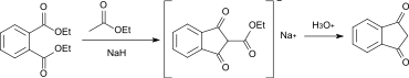 Herstellung von 1,3-Indandion aus Diethylphthalat