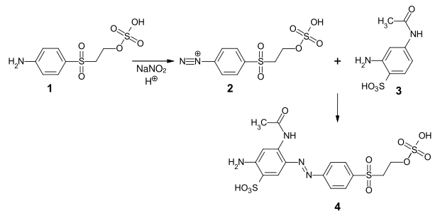 Synthese von C.I. Reactive Orange 107