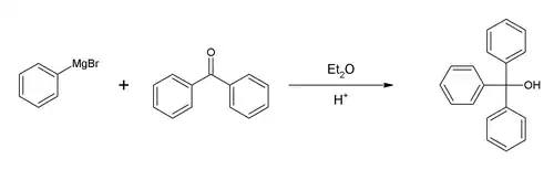 Synthese von Triphenylmethanol