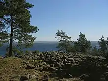 Norwegische Gravrøys von Tønsberg-Karlsvikodden