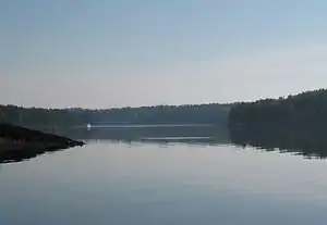 Tønsbergfjord von Trælsodden aus