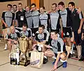 Die Mannschaft des THW Kiel am 12. August 2007 mit dem gewonnenen Schlecker Cup.