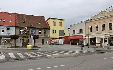 Lage am Masaryk-Platz