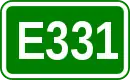 Zeichen der Europastraße 331