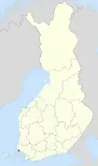 Lage von Taivassalo in Finnland