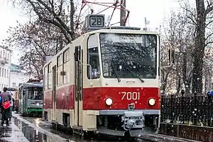 Wagen 7001 in Moskau (2016)