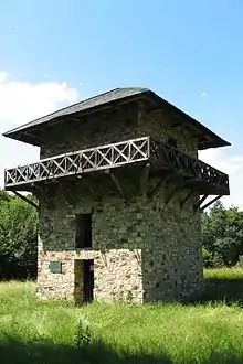 Rekonstruierter Limes-Wachturm Wp 3/15 am Kastell Zugmantel