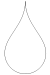 Zweidimensionale Tropfenform