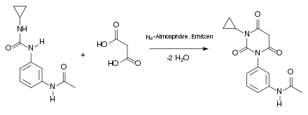 Schritt 2 der Synthese von Trametinib