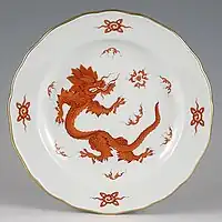 Ming-Drache, rot