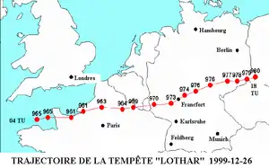 Trajektorie 04–18 mit Kerndruck