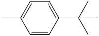 Strukturformel von 4-tert-Butyltoluol