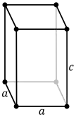 Tetragonal primitives Gitter: tP