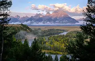 Snake River vor der Teton Range