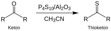 Synthese von Thioketonen durch Thionisierung von Ketonen