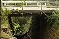 Thomas James Bridge bei Wiseman's Ferry, die älteste Brücke auf der Hauptlandmasse Australiens, die immer noch für den Verkehr geöffnet ist.