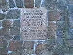 Gedenktafel auf dem Waldfriedhof der Cap-Arcona-Opfer