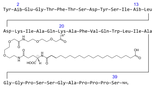 Strukturformel von Tirzepatid