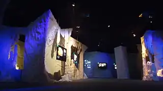 Dauerausstellung im Centro de interpretación de la Cueva de Tito Bustillo in Ribadesella