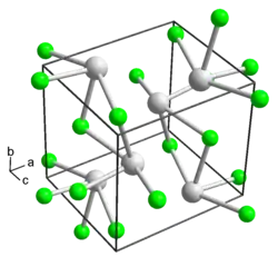 Kristallstruktur von Thallium(I)-fluorid