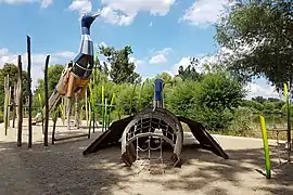 Kranich-Spielplatz im Stadtpark