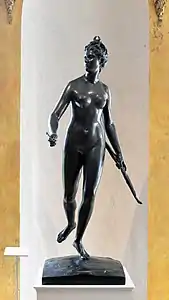 Jean-Antoine Houdon, Diana auf der Jagd (1776), Bronze.