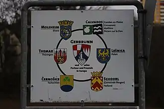 Straßenschild in Gerbrunn