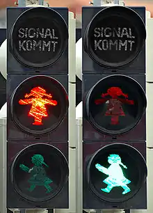 Ampelfrau (Zwickau, Deutschland)