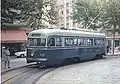 Ein PCC-Wagen in Barcelona von der St. Louis Car Company gebraucht gekauft aus Washington (60er und 70er Jahre)