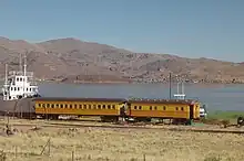 Andenbahn am Titicaca-See